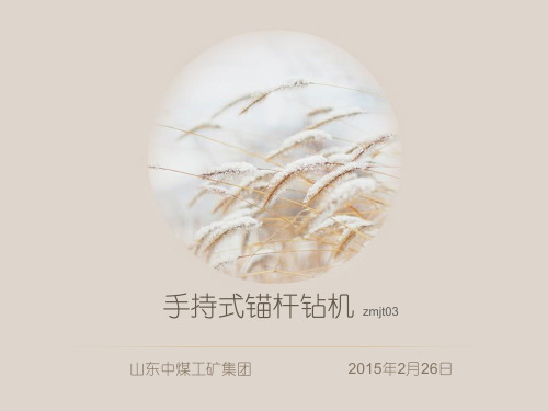锚杆钻机介绍(图4)