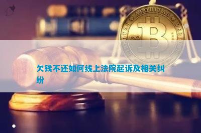 欠钱不还如何线上法院起诉及相关纠纷(图2)