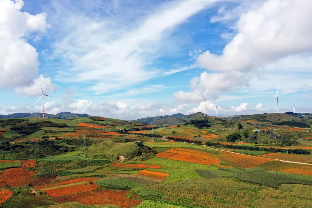 “这是先进技术与自然和谐共生的精彩范例”——在中国大唐云南高原山地百万千瓦风电基地感受绿电翻涌(图2)