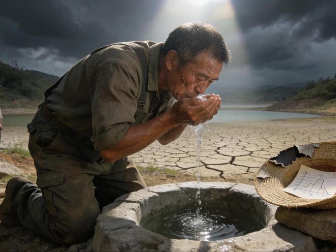 他抽干我们村的水库水卖钱村里人没水喝三月后他跪在井边求我(图1)